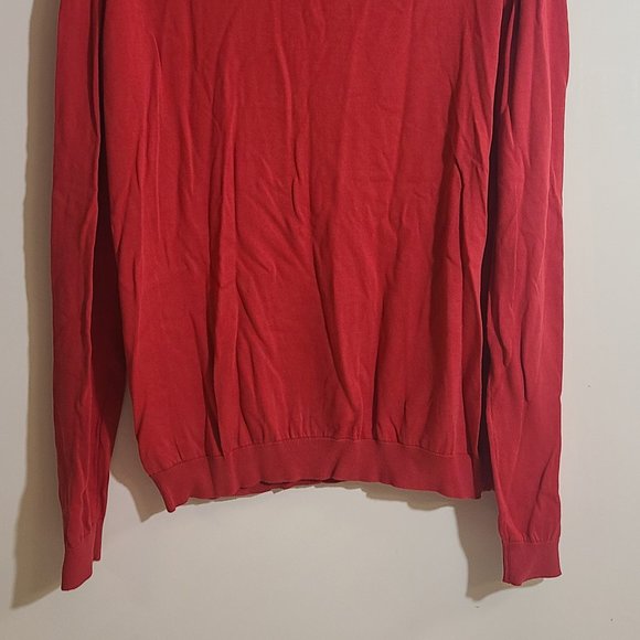 New With Tags Billionaire Couture Sweater Red MSRP $570 Mens Size Large - Picture 6 of 8